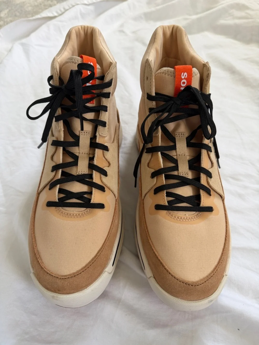 Sorel ONA 503 Women's Mid Sneaker in tan - Picture 4 of 8